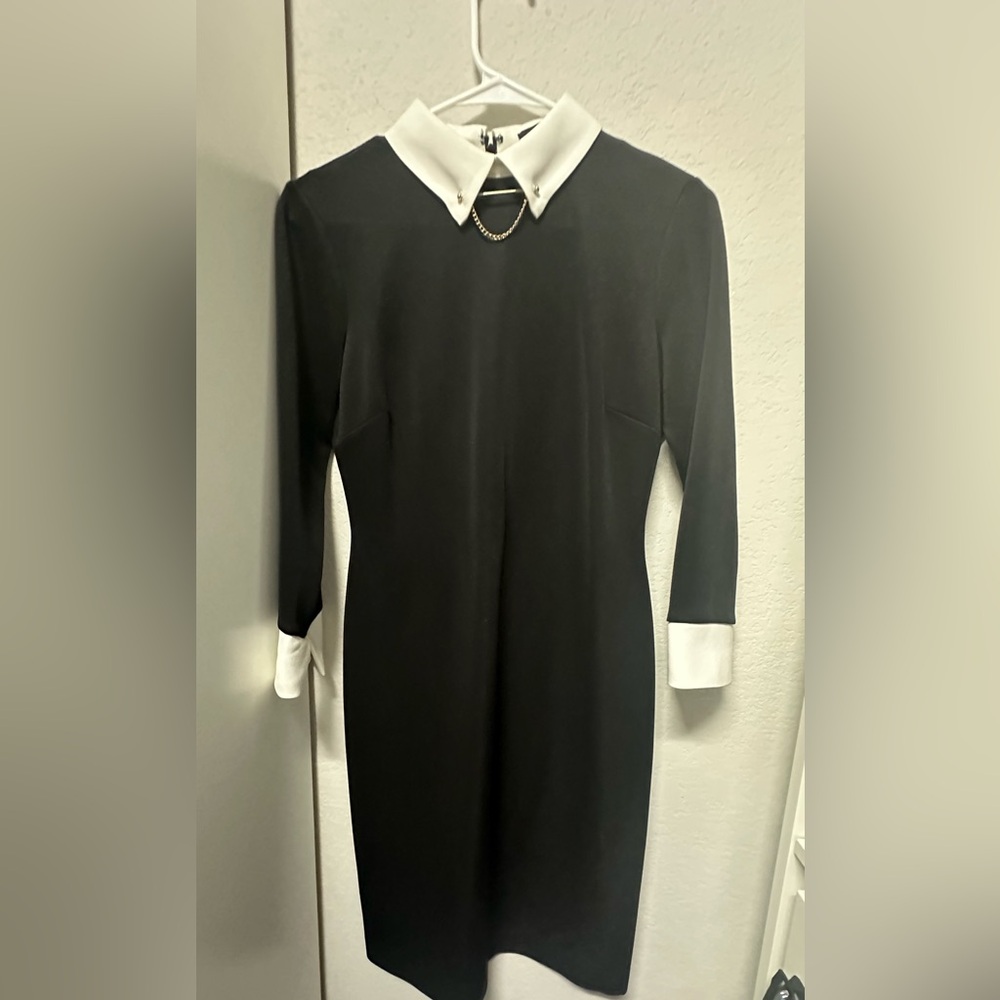 Ivanka Trump Black Collared Dress